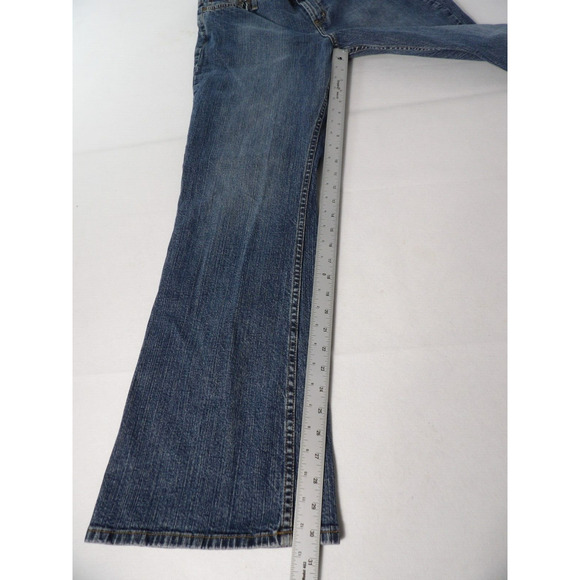 Mossimo Womens Sz 19 Premium Denim Low Rise Boot Cut Blue Jeans - Picture 8 of 14